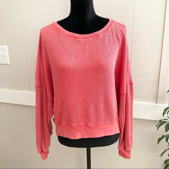 Out From Under Urban Outfitters Luciana Thermal Basic Top - Picture 2 of 9